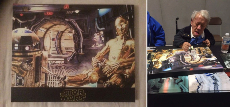 Win A Signed R2-D2 Canvas Print – Signed By The Late Kenny Baker *CLOSED*