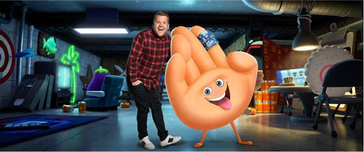 James Corden Introduces You To The Emoji Movie’s Hi-5
