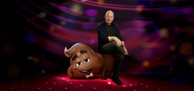 Meet The Emoji Movie’s Poop Played By Patrick Stewart