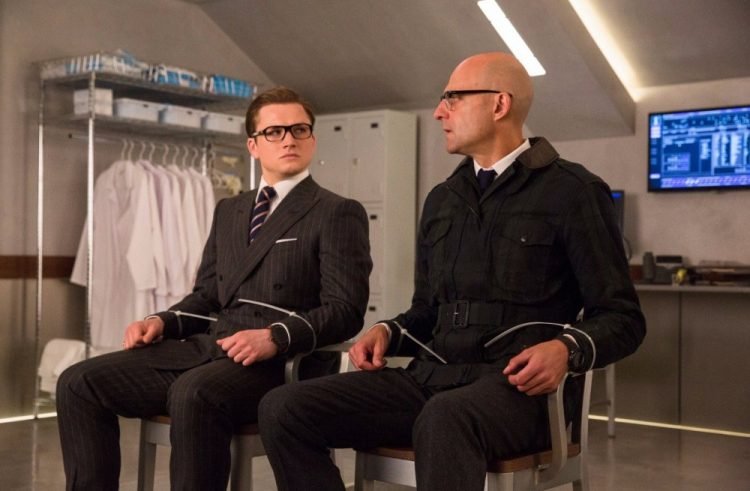 Taron Egerton And Mark Strong Talk Kingsman: The Golden Circle