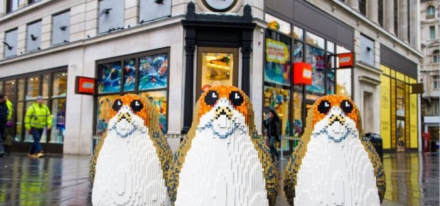 A Group Of LEGO Porgs Have Trekked Across London