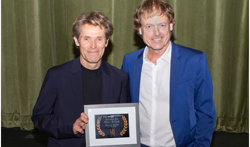 Willem Dafoe wins Edgeware Award for Best Actor at the 2018 UK Film Festival
