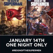 THE DEATH OF SUPERMAN and REIGN OF THE SUPERMEN – In UK cinemas January 14