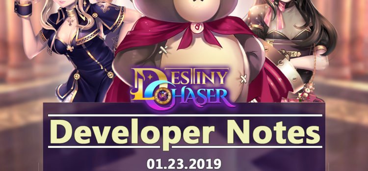 Developing Destiny Chaser: Update 1.0.63