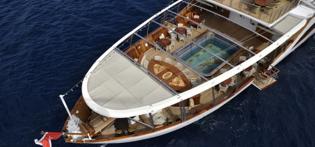 Renting a superyacht for filming